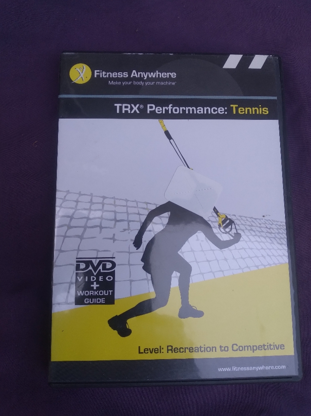 Fitness Anywhere TRX Performance: Tennis - Yellow & Black DVD